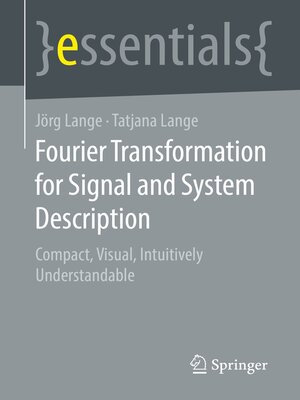 cover image of Fourier Transformation for Signal and System Description